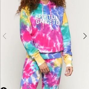 - Spiritual Gangster 2pc. Matching tie-die Top and Bottom